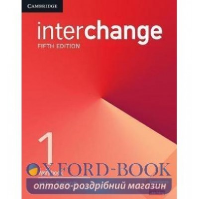 Робочий зошит Interchange 5th Edition 1 Workbook ISBN 9781316622476 заказать онлайн оптом Украина