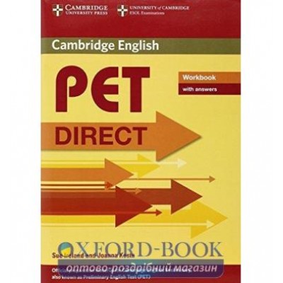 Робочий зошит Direct Cambridge PET Workbook with answers ISBN 9780521167154 заказать онлайн оптом Украина