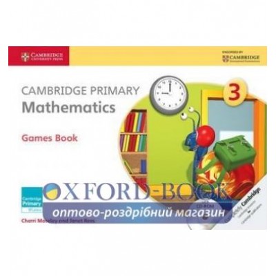 Книга Cambridge Primary Mathematics 3 Games Book with CD-ROM ISBN 9781107694019 замовити онлайн