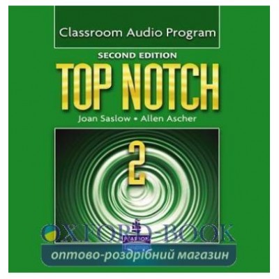 Диск Top Notch 2ed 2 Class Audio CDs (5) adv ISBN 9780132470537-L замовити онлайн