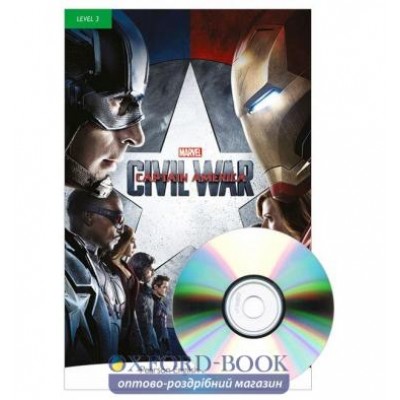 Книга Marvel 3 - Captain America: Civil War + Audio CD ISBN 9781292208190 замовити онлайн