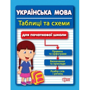 Таблицы и схемы для младшей школы Украинский язык для учеников начальных классов