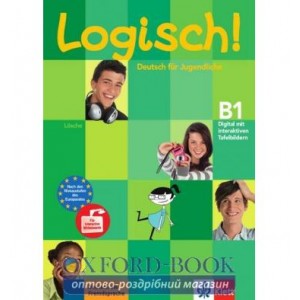 Підручник Logisch! B1 CD-ROM mit 40 interaktiven Tafelbildern Kursbuch und Arbeitsbuchinhalte ISBN 9783126051200