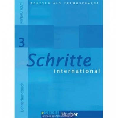 Книга для вчителя Schritte International 3 (A2/1) Lehrerhandbuch ISBN 9783190218530 заказать онлайн оптом Украина