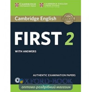 Підручник Cambridge English First 2 Students Book with key and Downloadable Audio ISBN 9781316503560