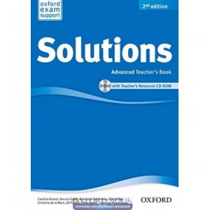 Книга для вчителя Solutions 2nd Edition Advanced teachers book with CD-ROM ISBN 9780194553742