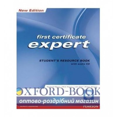 Робочий зошит FCE Expert New Workbook-key+CD ISBN 9781405880831 замовити онлайн
