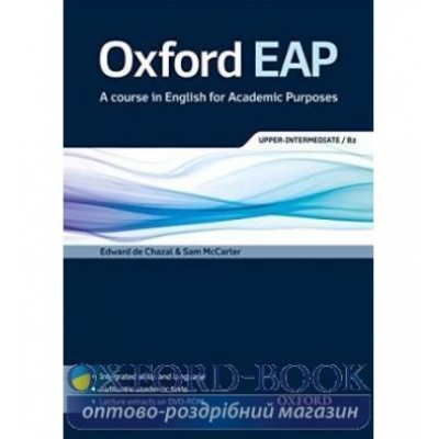 Підручник Oxford EAP Upper-Intermediate Students Book + DVD-ROM ISBN 9780194001786 заказать онлайн оптом Украина
