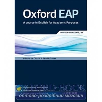 Підручник Oxford EAP Upper-Intermediate Students Book + DVD-ROM ISBN 9780194001786 замовити онлайн