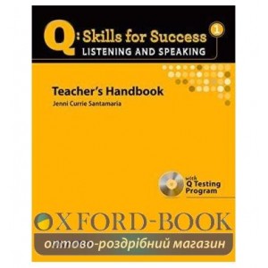 Книга для вчителя Skills for Success Listening and Speaking 1 Teachers Book with CD-ROM ISBN 9780194756150