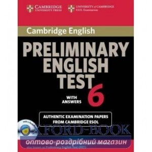 Підручник Cambridge English Preliminary 6 Self-study Pack (Students Book with answers and Audio CDs (2)) ISBN 9780521123242