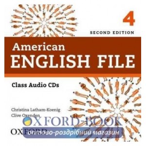 Диск American English File 2nd Edition 4 Class Audio CDs B2 Upper Intermediate ISBN 9780194775649