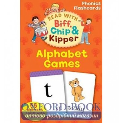 Картки Oxford Reading Tree Read with Biff, Chip and Kipper: Alphabet Games Flashcards ISBN 9780198486640 замовити онлайн