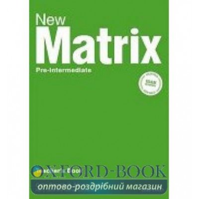 Книга для вчителя New Matrix Pre-Intermediate Teachers Book ISBN 9780194766111 замовити онлайн