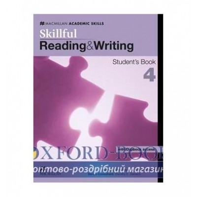 Підручник Skillful: Reading and Writing 4 Students Book with Digibook ISBN 9780230431980 замовити онлайн