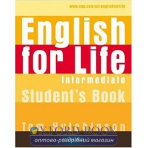 Підручник English for Life Intermediate Students Book ISBN 9780194307284
