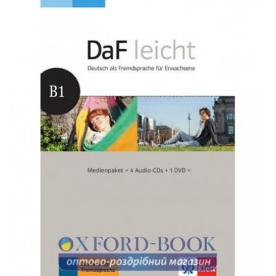 DaF leicht Medienpaket B1 (CD+DVD) ISBN 9783126762632 замовити онлайн