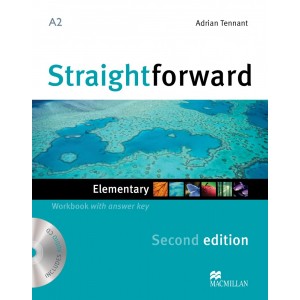 Робочий зошит Straightforward 2nd Edition Elementary Workbook with key and CD ISBN 9780230423060