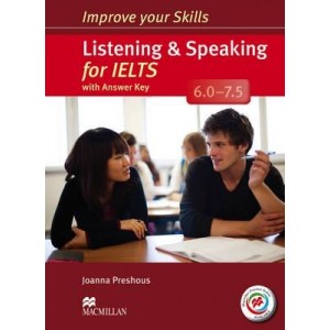 Improve your Skills: Listening and Speaking for IELTS 6.0-7.5 with key and Audio CDs and MPO ISBN 9780230463424