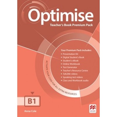 Книга для вчителя Optimise B1 Teachers Book ISBN 9780230488502 заказать онлайн оптом Украина