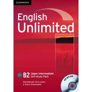 Робочий зошит English Unlimited Upper-Intermediate Self-study Pack (workbook with DVD-ROM) Metcalf, P ISBN 9780521169714