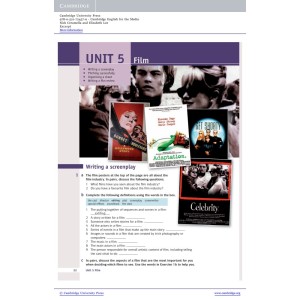 Підручник Cambridge English for Media Students Book with Audio CD ISBN 9780521724579