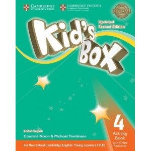 Робочий зошит Kids Box Updated 2nd Edition 4 Activity Book with Online Resources Nixon, C ISBN 9781316628775