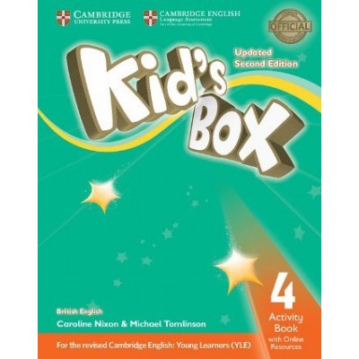 Робочий зошит Kids Box Updated 2nd Edition 4 Activity Book with Online Resources Nixon, C ISBN 9781316628775 замовити онлайн