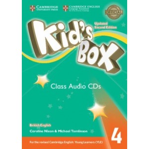 Диск Kids Box Updated 2nd Edition 4 Class Audio CDs (3) Nixon, C ISBN 9781316628997