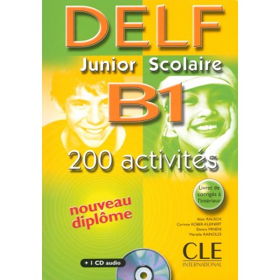 DELF Junior scolaire B1 Livre + corriges + transcriptios + CD ISBN 9782090352368 замовити онлайн