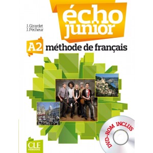 Книга Echo Junior A2 Livre de L`eleve + portfolio + DVD-ROM Girardet, J. ISBN 9782090387216