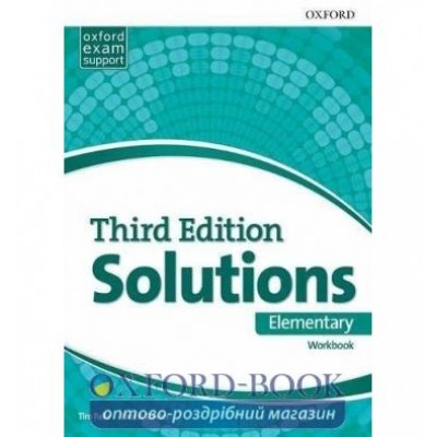 Робочий зошит Solutions 3rd Edition Elementary Workbook заказать онлайн оптом Украина