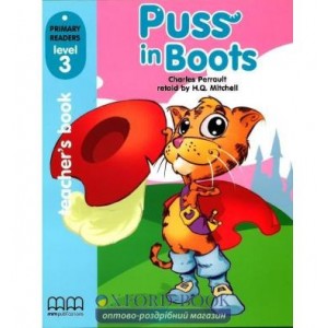 Книга для вчителя Level 3 Puss in Boots teachers book Mitchell, H ISBN 9789604432813