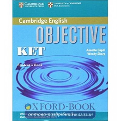 Підручник Objective KET Students Book ISBN 9780521541497 замовити онлайн