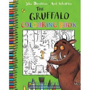 Книга-раскраска The Gruffalo Colouring Book Axel Scheffler, Julia Donaldson ISBN 9780230708594