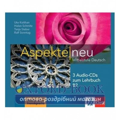 Aspekte 2 (B2) 3 CDs zum Lehrbuch ISBN 9783126050296 замовити онлайн
