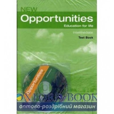 Тести Opportunities Interm New Test+CD Pack ISBN 9781405838054 заказать онлайн оптом Украина