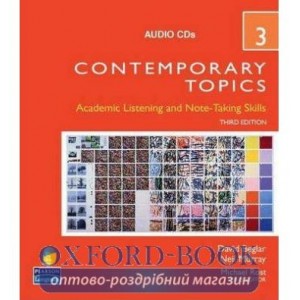 Диск Contemporary Topics 3 Audio CD (3) 3d Ed adv ISBN 9780136005162-L