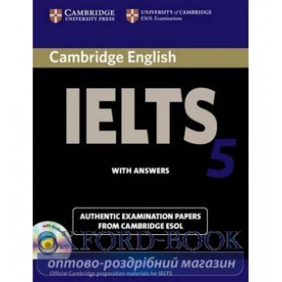 Підручник Cambridge Practice Tests IELTS 5 Self-study Pack (Students Book with answers and Audio CDs (2)) ISBN 9780521677028 замовити онлайн