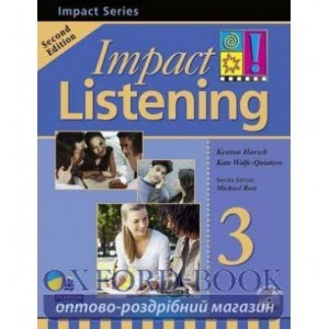 Підручник Impact Listening 3 Student Book + CD ISBN 9789620058035