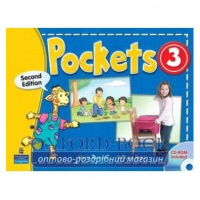 Робочий зошит Pockets 3 Workbook+Audio CD ISBN 9780136039297 заказать онлайн оптом Украина