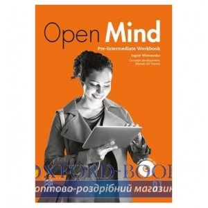 Робочий зошит Open Mind British English Pre-Intermediate Workbook without key with CD ISBN 9780230458444