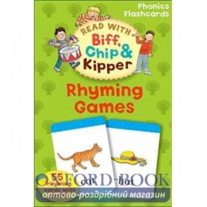 Картки Oxford Reading Tree Read with Biff, Chip and Kipper: Rhyming Games Flashcards ISBN 9780198486657