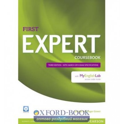 Підручник FCE Expert 3rd Edition (2015) Coursebook with CD with MyEnglishLab ISBN 9781447962014 заказать онлайн оптом Украина