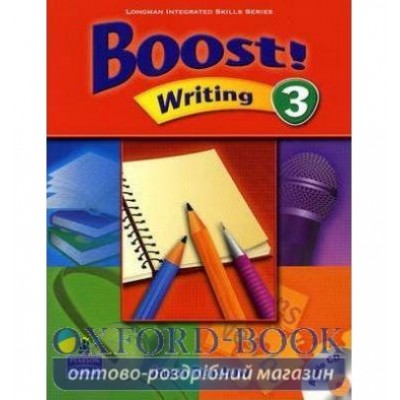 Підручник Boost! Writing 3 Student Book+CD ISBN 9789620058837 замовити онлайн