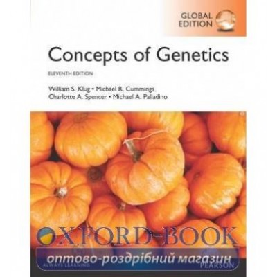 Книга Concepts of Genetics 11th Edition ISBN 9781292077260 замовити онлайн