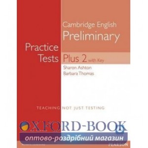 Підручник PET Practice Tests Plus 2 Student Book +CD ISBN 9781405831376