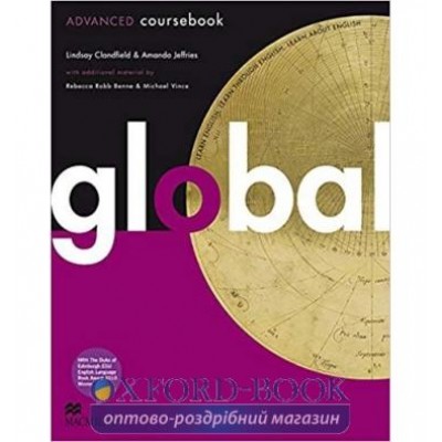 Підручник Global Advanced Coursebook with eWorkbook Amanda Jeffries, Lindsay Clandfield ISBN 9780230033306 замовити онлайн