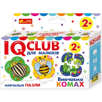 6366У Навчальні пазли.Вивчаємо комах IQ-club для малюків 13203009У заказать онлайн оптом Украина