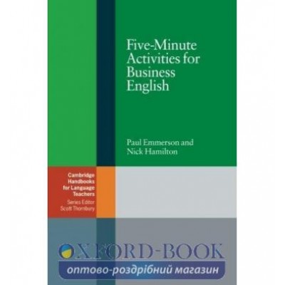 Книга Five-Minute Activities Business English ISBN 9780521547413 замовити онлайн